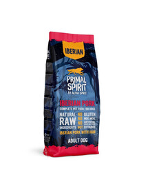 PRIMAL SPIRIT Iberian Adult Pork Ham mit Schweinefleisch und Schinken für adulte Hunde 2x12 kg