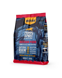 PRIMAL SPIRIT Iberian Adult Pork Ham mit Schweinefleisch und Schinken für adulte Hunde 2x1 kg