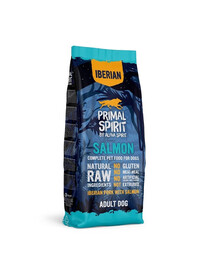 PRIMAL SPIRIT Iberian Adult Salmon Trockenfutter mit Lachs für adulte Hunde 2x12 kg