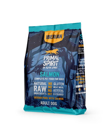 PRIMAL SPIRIT Iberian Adult Salmon Trockenfutter mit Lachs für adulte Hunde 2x1kg