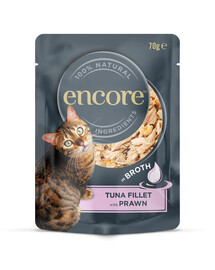 ENCORE Cat Tuna Fillet with Prawn Thunfischfilet mit Garnelen in Brühe 70 g