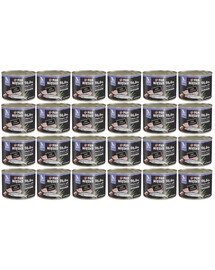 PAN MIĘSKO Nassfutter mit Pute, Lachs und Rosmarin für Kätzchen hypoallergen 24x200 g