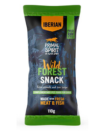 PRIMAL SPIRIT Iberian Wild Forest Hundesnack mit Schweinefleisch und Pute 110 g
