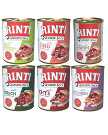 RINTI Kennerfleisch Mix smaków 6x400 g