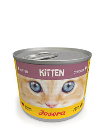 JOSERA Kitten Nassfutter mit Huhn für Kätzchen 6 x 200g