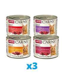 ANIMONDA Carny mix smaków 12 x 200 g