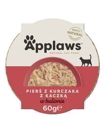 Miseczka dla kota kurczak z kaczką 60 g