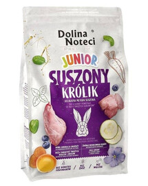 DOLINA NOTECI Premium Junior Trockenfutter mkt Kaninchen für Hunde 4 kg
