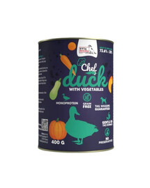 SYTA MICHA Chef Nassfutter Monoprotein Ente mit Gemüse für Hunde 400 g
