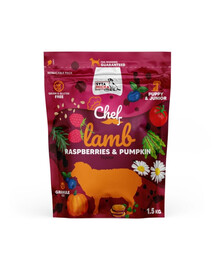 SYTA MICHA Chef Trockenfutter mit Lamm, Himbeere und Kürbis für Welpen getreidefrei 1,5 kg