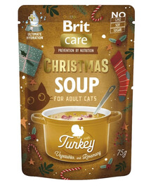 BRIT Care Cat Christmas Soup Turkey Suppe mit Pute und Gemüse für Katzen 75g