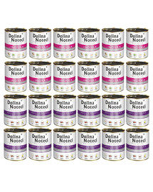 DOLINA NOTECI Mix smaków Premium Bogata w indyka i królika z żurawiną 24x800g