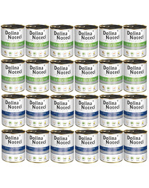 DOLINA NOTECI Mix smaków Premium Bogata w dziczyznę i dorsza z brokułami 24x800g
