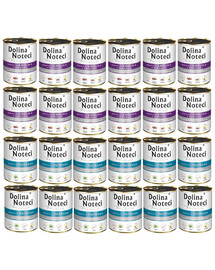 DOLINA NOTECI Mix smaków Premium Bogata w pstrąga i królika z żurawiną 24x800g