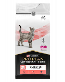 PRO PLAN Veterinary Diets Feline DM St/Ox Diabetes Management 1,5 kg sucha karma dla kotów z cukrzycą
