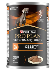 PRO PLAN Veterinary Diets Canine OM Obesity Management Mousse 400 g