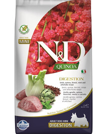 FARMINA N&D Quinoa Digestion mit Lamm, Quinoa und Fenchel für adulte kleine Hunde 100 g