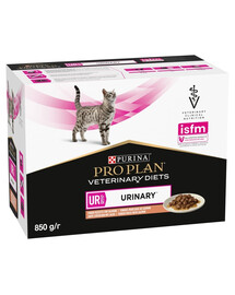 PRO PLAN Veterinary Diets Feline UR St/Ox Urinary Salmon 10x85 g