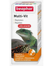 BEAPHAR Multi-Vit Turtle Vitaminpräparat für Reptilien 20 ml