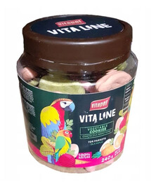 Ciasteczka warzywne dla papug słoik 240 g