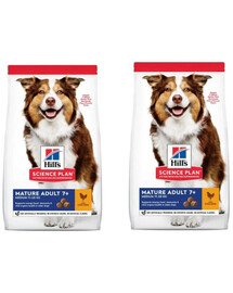 HILL'S Science Plan Canine Mature Adult Chicken New für ältere Hunde 28 kg (2x14 kg)