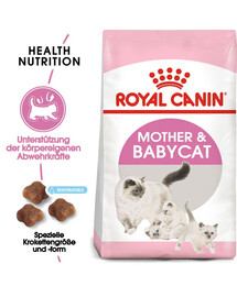 ROYAL CANIN Mother&Babycat Trockenfutter für trächtige und säugende Katzen und Kätzchen im Alter von 1 bis 4 Monaten 6x400 g