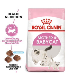 ROYAL CANIN Mother&Babycat Trockenfutter für trächtige und säugende Katzen und Kätzchen im Alter von 1 bis 4 Monaten 4x2 kg