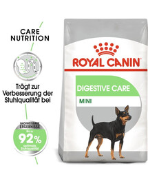 ROYAL CANIN CCN Mini Digestive Care Trockenfutter für erwachsene Hunde kleiner Rassen mit empfindlichem Verdauungstrakt 4x1 kg