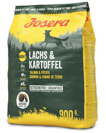 JOSERA Lachs Kartoffel getreidefreies Hundefutter 6x900g