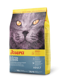 JOSERA Cat Leger für weniger aktive und kastrierte Katzen 4x2 kg