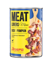 JOSERA Meatlovers Menu Ente mit Kürbis 12x400 g
