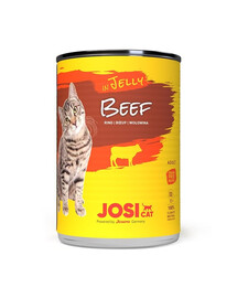 JOSERA JosiCat Rindfleisch in Gelee für adulte Katzen 24x400 g