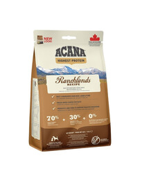 ACANA Highest Protein Ranchlands Dog 4x2 kg