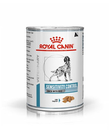ROYAL CANIN Dog sensitivity control duck Nassfutter für ausgewachsene Hunde mit Futtermittelunverträglichkeiten 24x410 g