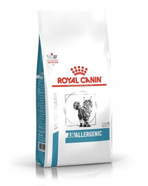 ROYAL CANIN Anallergenic Cat Futter für adulte Katzen mit Futtermittelallergien, dermatologischen und/oder gastrointestinalen Symptomen 2x2 kg