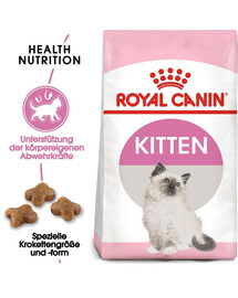 ROYAL CANIN Kitten Trockenfutter für Kätzchen im Alter von 4 bis 12 Monaten 12x400 g