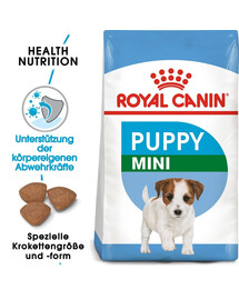 ROYAL CANIN Mini Puppy / Junior Trockenfutter für Welpen kleiner Rassen im Alter von 2 bis 10 Monaten 24x800 g