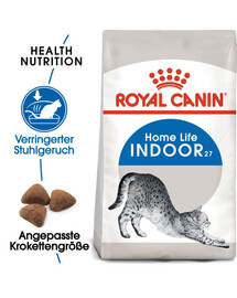 ROYAL CANIN Indoor 27 Trockenfutter für adulte Wohnungskatzen 6x400 g