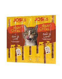 JOSERA JosiCat Meat Sticks Rind- und Lammsticks für Katzen 12x35g