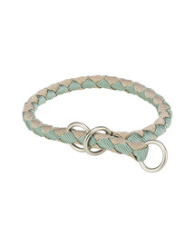 TRIXIE Cavo Zughalsband für Hunde XS–S: 25–31 cm/o 12 mm salbeigrün/beige