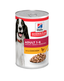 HILL'S Science Plan Canine Adult Chicken mit Huhn für adulte Hunde 6x370 g