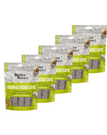 DOLINA NOTECI Smart Chews Brain & Focus Care Unterstützung der kognitiven Funktionen, getrocknete Leckerlis für Hunde 5x100g