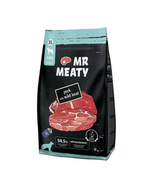 MR MEATY Pork with Wild Boar Trockenfutter mit Schweinefleisch mit Wildschwein für adulte Hunde XL hypoallergen 9 kg