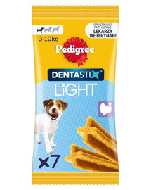 PEDIGREE Dentastix Light Dental Chews S, 7 Stück dental Leckerlis für kleine Hunderassen