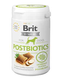 BRIT Vitamins Dog Postbiotic Ergänzungsfutter für Hunde zur Unterstützung der Verdauung 150 g