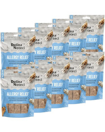 DOLINA NOTECI Allergy Relief getrocknete Hundesnacks Lamm Unterstützung bei Lebensmittelallergien 10x100g