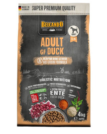 BELCANDO Adult Grain Free Duck Trockenfutter mit Ente für alle adulte Hunde getreidefrei 4 kg