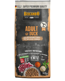 BELCANDO Adult Grain Free Duck Trockenfutter mit Ente für alle adulte Hunde getreidefrei 12,5 kg