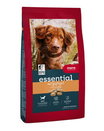 MERA Essential Poultry Trockenfutter mit Geflügel für adulte Hunde aller Rassen 12,5 kg