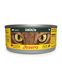 JOSERA Adult Chicken Nassfutter mit Huhn für adulte Katzen 6x85g